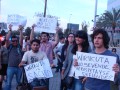 Jóvenes de Reacción Ciudadana, Asamblea Estudiantil de la UANL y los Indignadxs de NL protestan fuera del Consulado Canadiense.